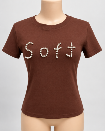 Brown Crop top Size 12